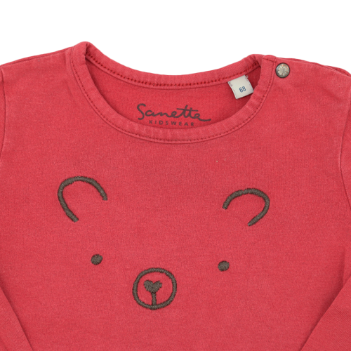 Sanetta Langarmshirt Rot 68