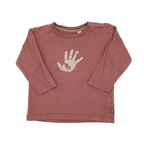 Sanetta Langarmshirt Braun Hand 68