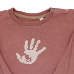 Sanetta Langarmshirt Braun Hand 68
