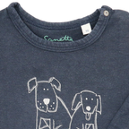 Sanetta Langarmshirt Dunkelblau 68