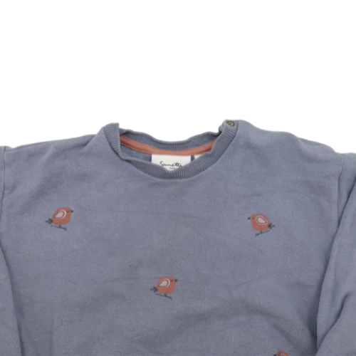 Sanetta Pure Pullover Blau Gr. 86