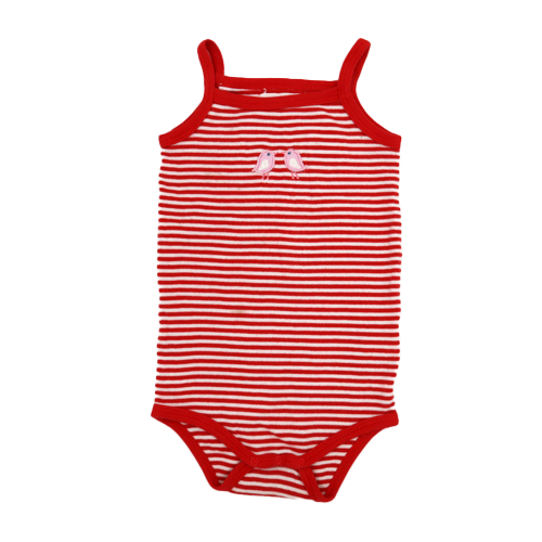 Sense Organics Kurzarm Body Rot-Weiß-Gestreift 80