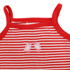 Sense Organics Kurzarm Body Rot-Weiß-Gestreift 80