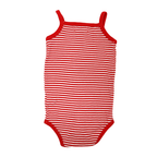 Sense Organics Kurzarm Body Rot-Weiß-Gestreift 80