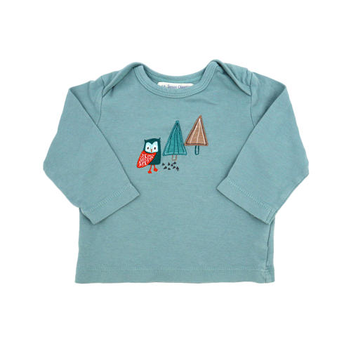 Sense Organics Langarmshirt Blau 74