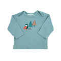 Sense Organics Langarmshirt Blau 74