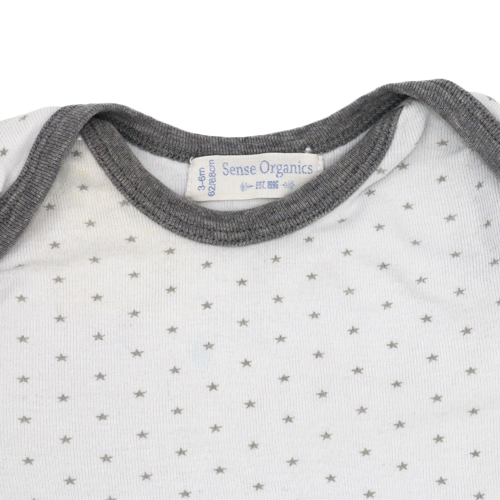Sense Organics Schlafanzug Weiß Sterne 62/68