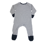 Sense Organics Schlafanzug Blau-Weiß gestreift 74