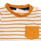 Sense Organics T-Shirt Gelb-Weiß gestreift 74