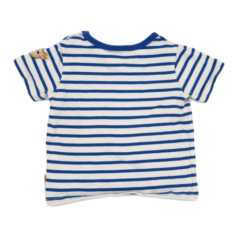 Steiff T-Shirt Blau-Weiß gestreift 68