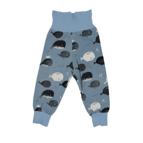 Walkiddy Hose Blau Wale 80