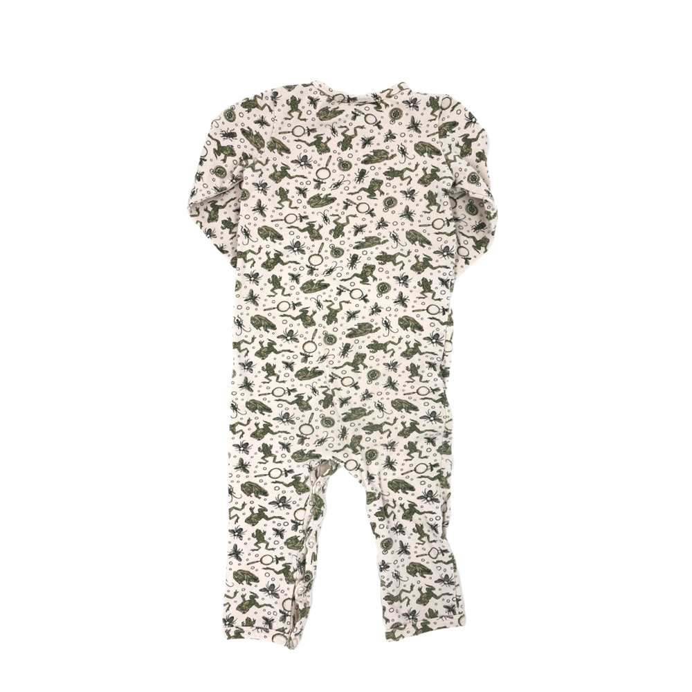 Wheat Jumpsuit Weiß Insekten 74