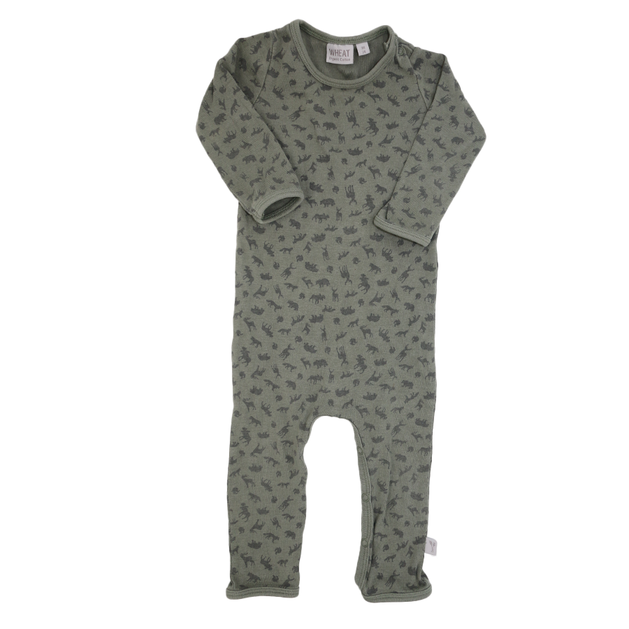 Wheat Jumpsuit Grün Tiere 74