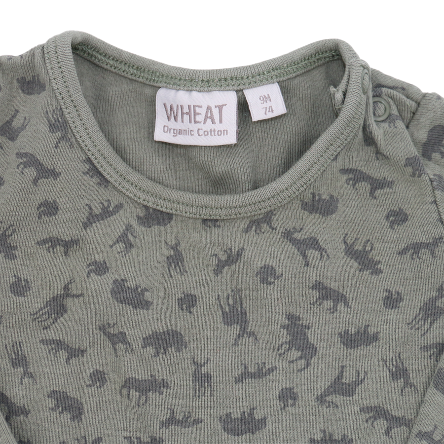 Wheat Jumpsuit Grün Tiere 74