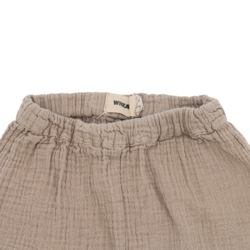 Beige lange Wheat-Hose von Wald-Rabauken, Größe 68, aus weichem Stoff, detaillierte Passform, perfekt für den Alltag.