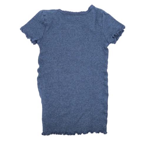 Wheat Rib T-Shirt Blau 116